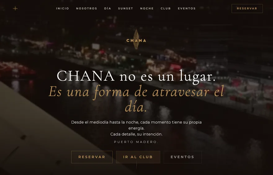 Sitio de Chana desarrollado por Vantra