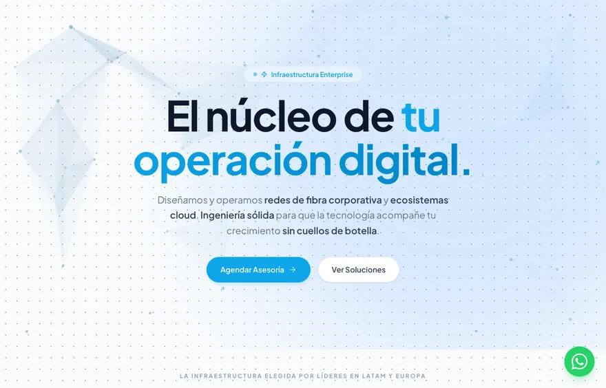 Sitio de Globaltech desarrollado por Vantra